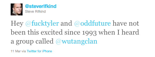Tyler vs Steve Rifkind