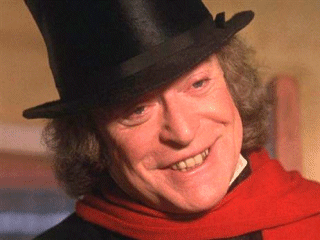 It's the happiest I've seen Michael Caine since he had Christmas dinner with Kermit the Frog.